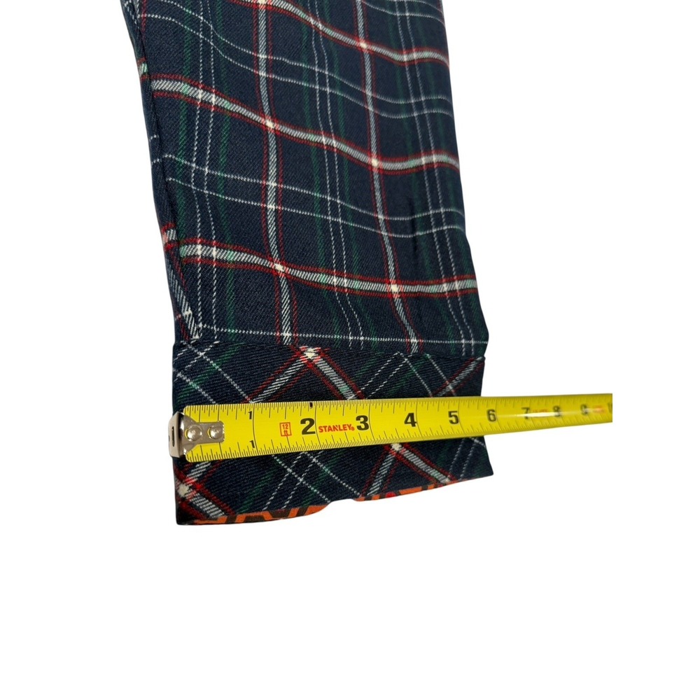 Zero Foxtrot Men’s Sz 3XL Multicolor Plaid Flannel Button Down Shirt Long Sleeve - Picture 11 of 15